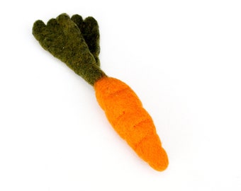 Felt Orange Carrot for Pretend Play Shop and Cafe