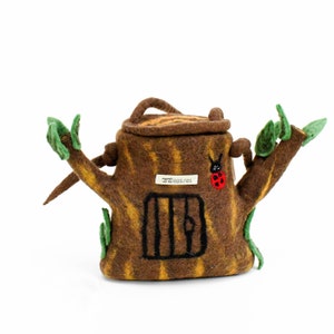 Felt Treehouse Tree Trunk Bag | Felt Kids Bag | Waldorf Inspired