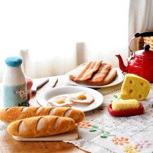 Felt Bacon and Eggs Breakfast Set