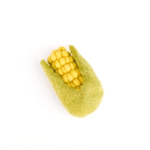 Felt Corn Vegetable | Felt Play Food for Pretend Grocer