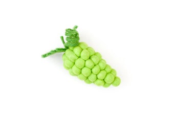 Felt White Grapes | Felt Fruits and Vegetables for Pretend Play