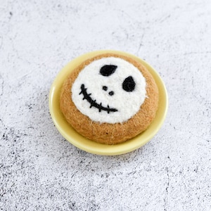 Felt Halloween Spooky Ghost Cookie | Felt Play Food for Pretend Play
