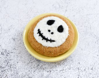 Filz Halloween Spooky Ghost Cookie, Filz Essen für Pretend Play, Spielzeugküche