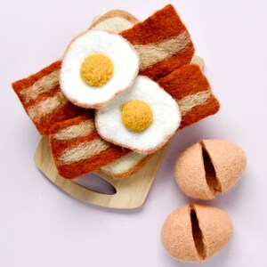 Felt Bacon and Eggs Breakfast Set