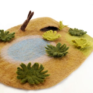Safari Animals Felt Play Mat Playscape