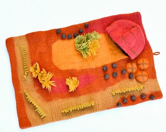 Large Australian Outback Play Mat or Playscape | Australiana Small World Play | Play Mat made from Wool Felt