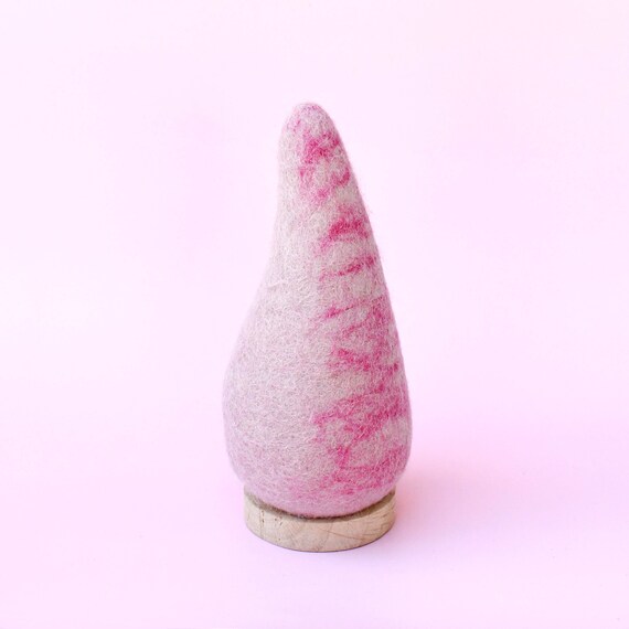 Pink Wool Felt Tree Pink Wool Felt Tree