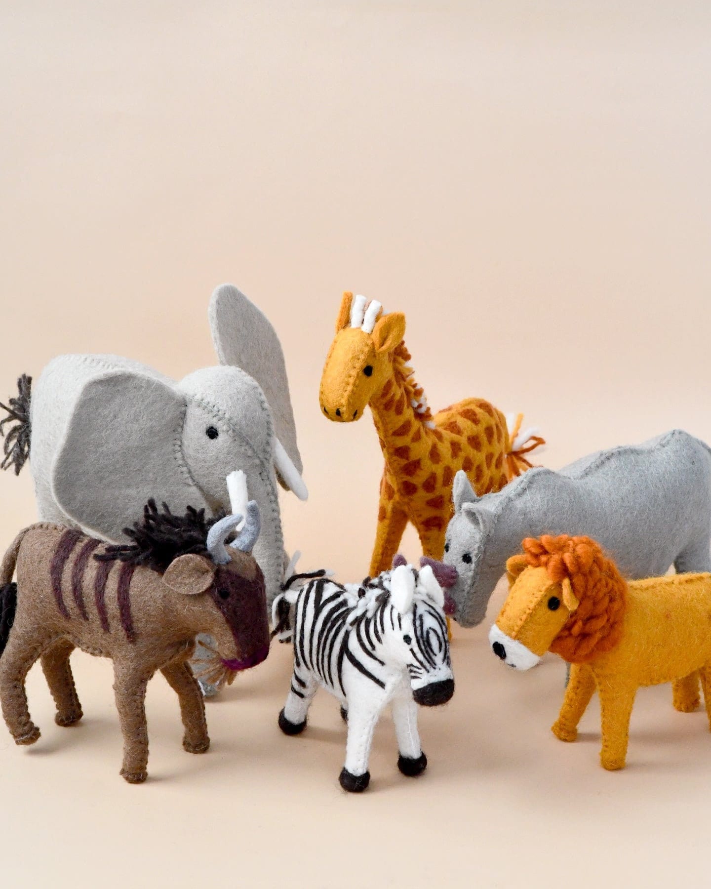 Felt Toy Animals Set - Etsy