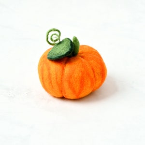 Felt Orange Pumpkin