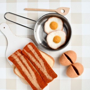 Felt Bacon and Eggs Breakfast Set