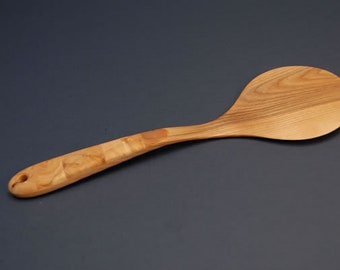 Pancake Spatula - Long Wooden Spatula, Handcrafted Juniper Spatula, Eco-Friendly Kitchenware