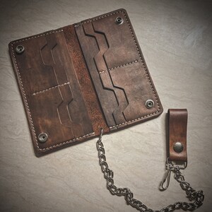 The &#39;Mare&#39; 8 Card Slot Long Chain Wallet