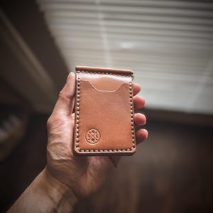 The ‘Wraith’ - 4 card slot full grain leather ID wallet - Made in the USA