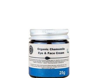 Heavenly Organics Chamomile Eye & Face Cream - Plastic Free - Palm Oil Free