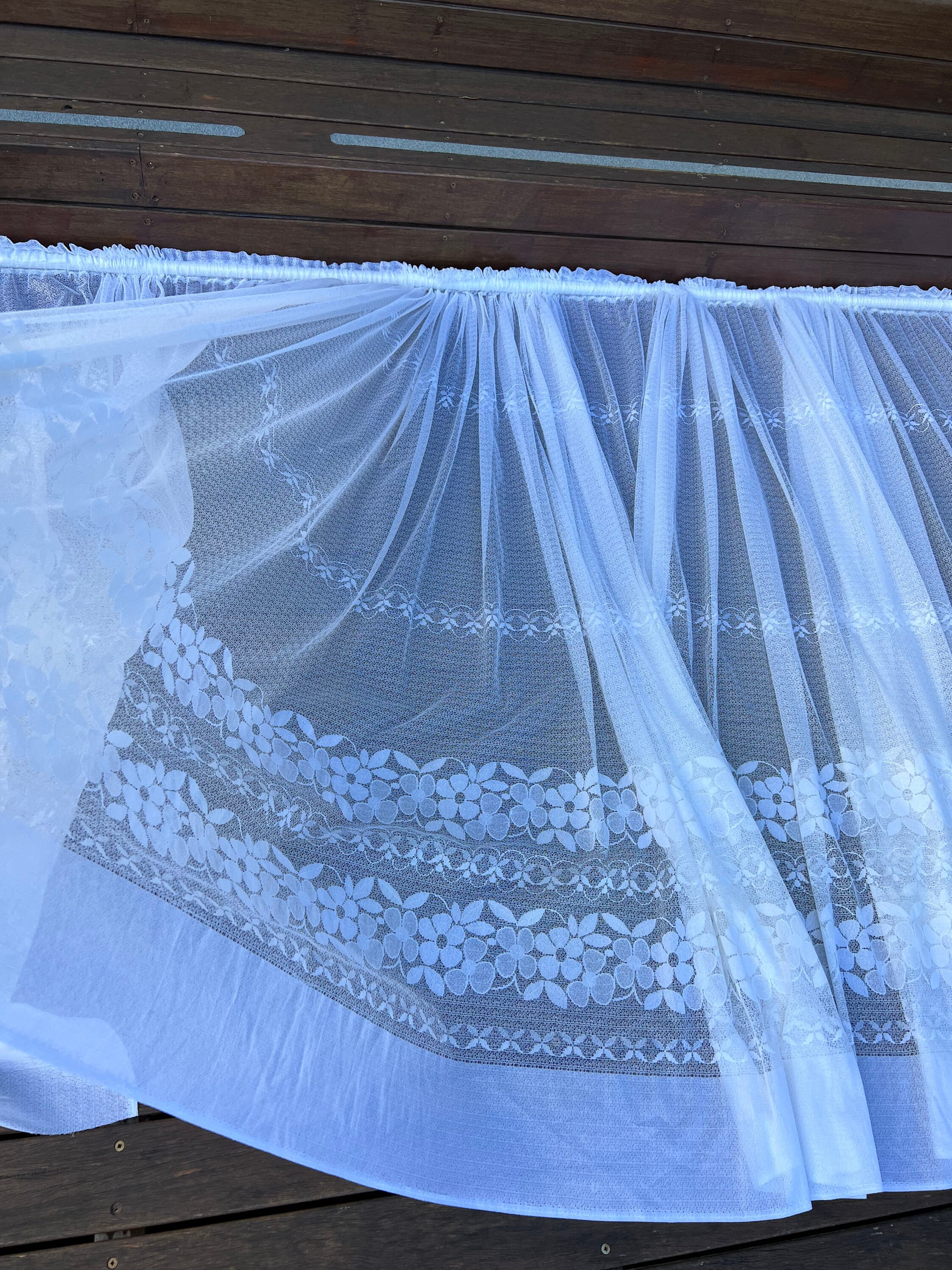 Vintage Curtain Shabby Chic Curtain Retro Curtain Bohemian Curtain