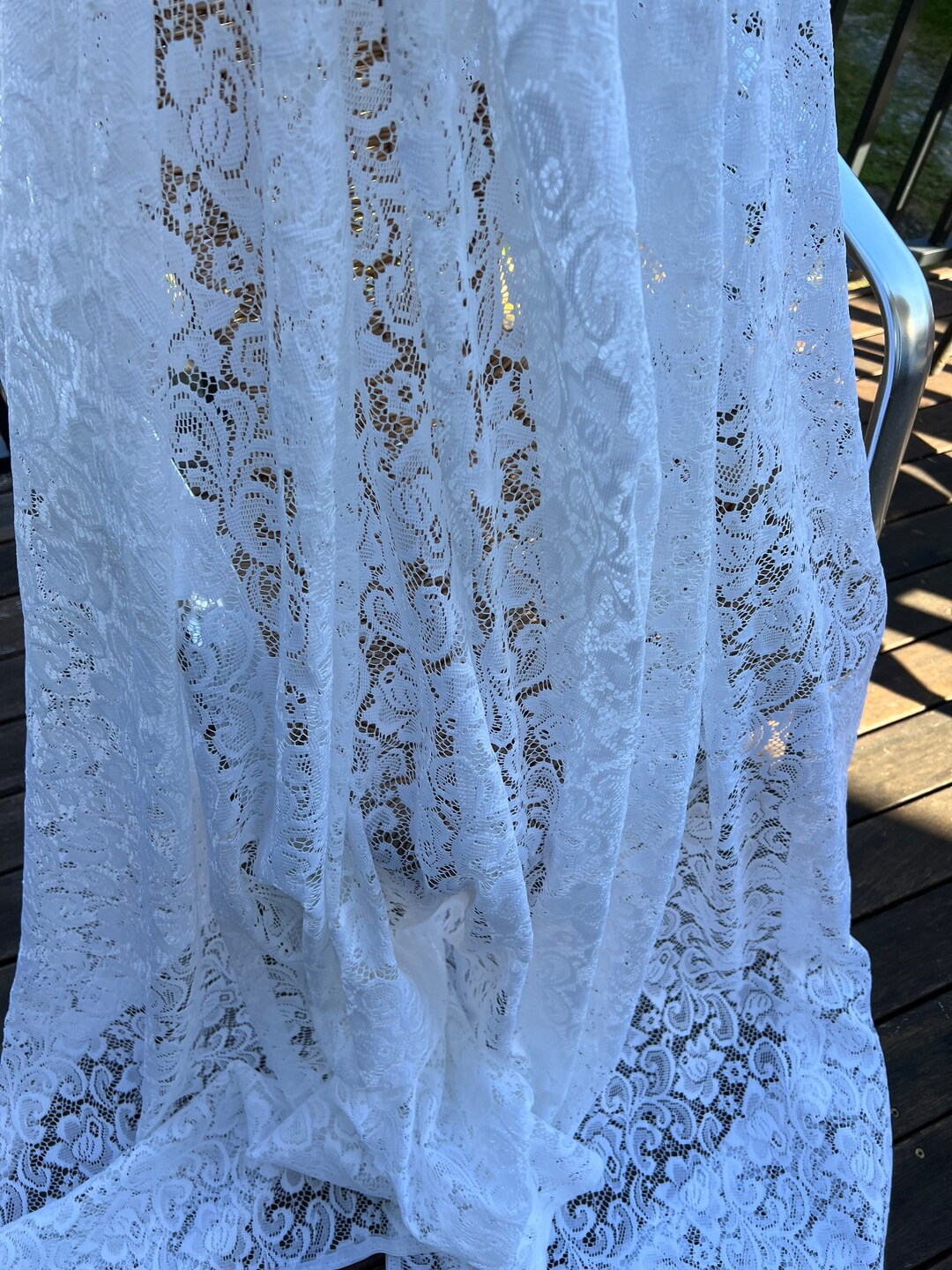 Vintage Curtain Shabby Chic Curtain Retro Curtain Bohemian Curtain Old Curtain Lace Curtain Rod