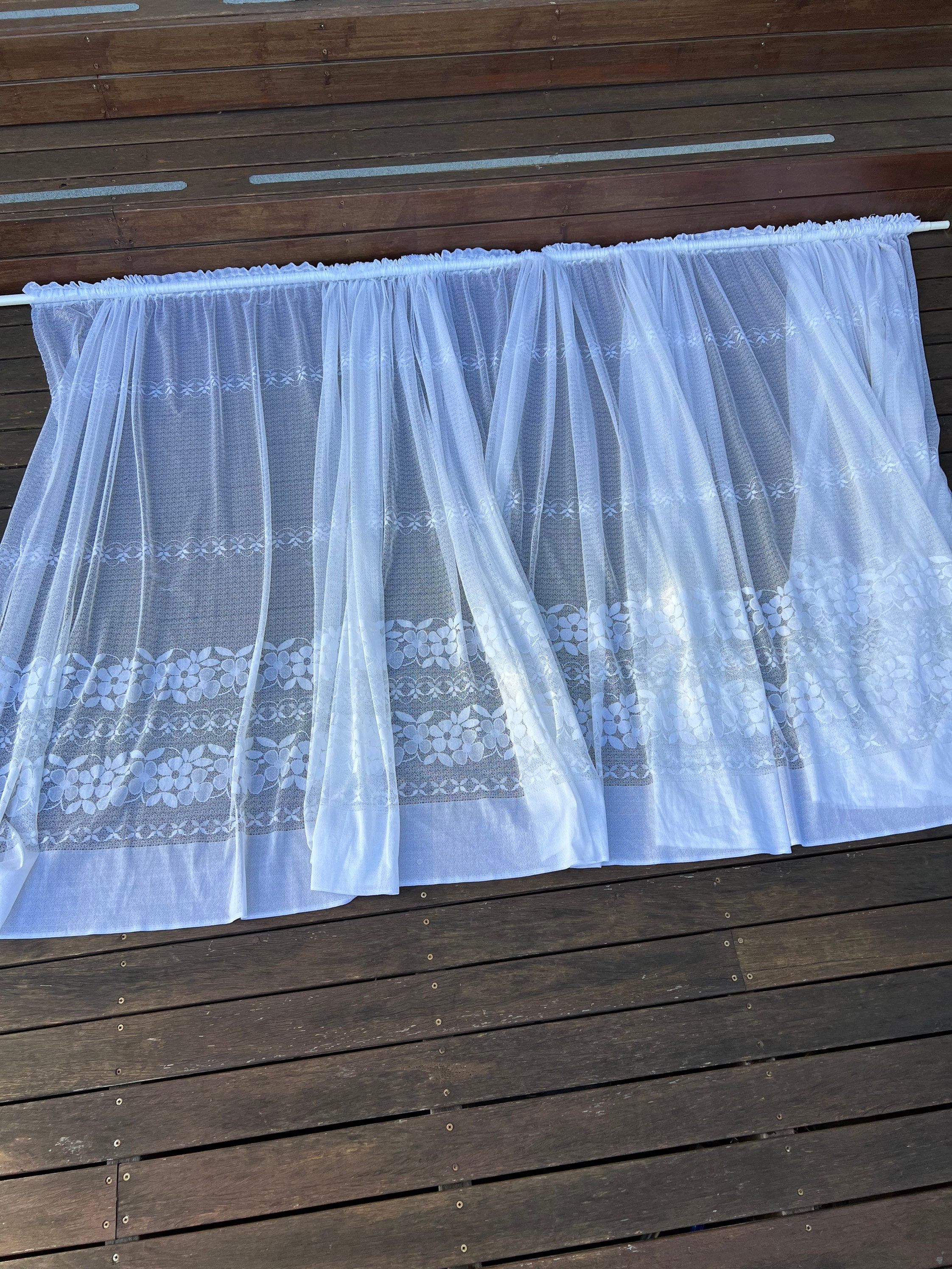 Vintage Curtain Shabby Chic Curtain Retro Curtain Bohemian Curtain