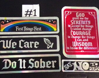 12 Step Recovery Stickers - Etsy