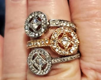 NA Narcotics Anonymous ring, costume jewelry