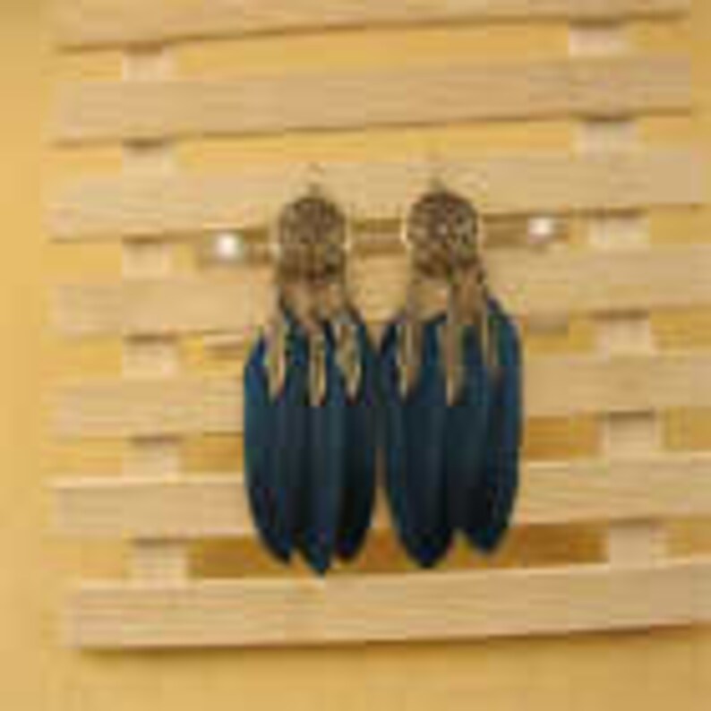 feather necklace and earrings wing necklace and earrings #3 Angel devil