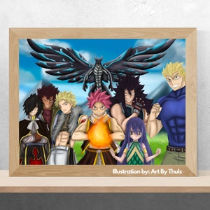 Fairy Tail: The Dragon Slayers Art Print (8x10)