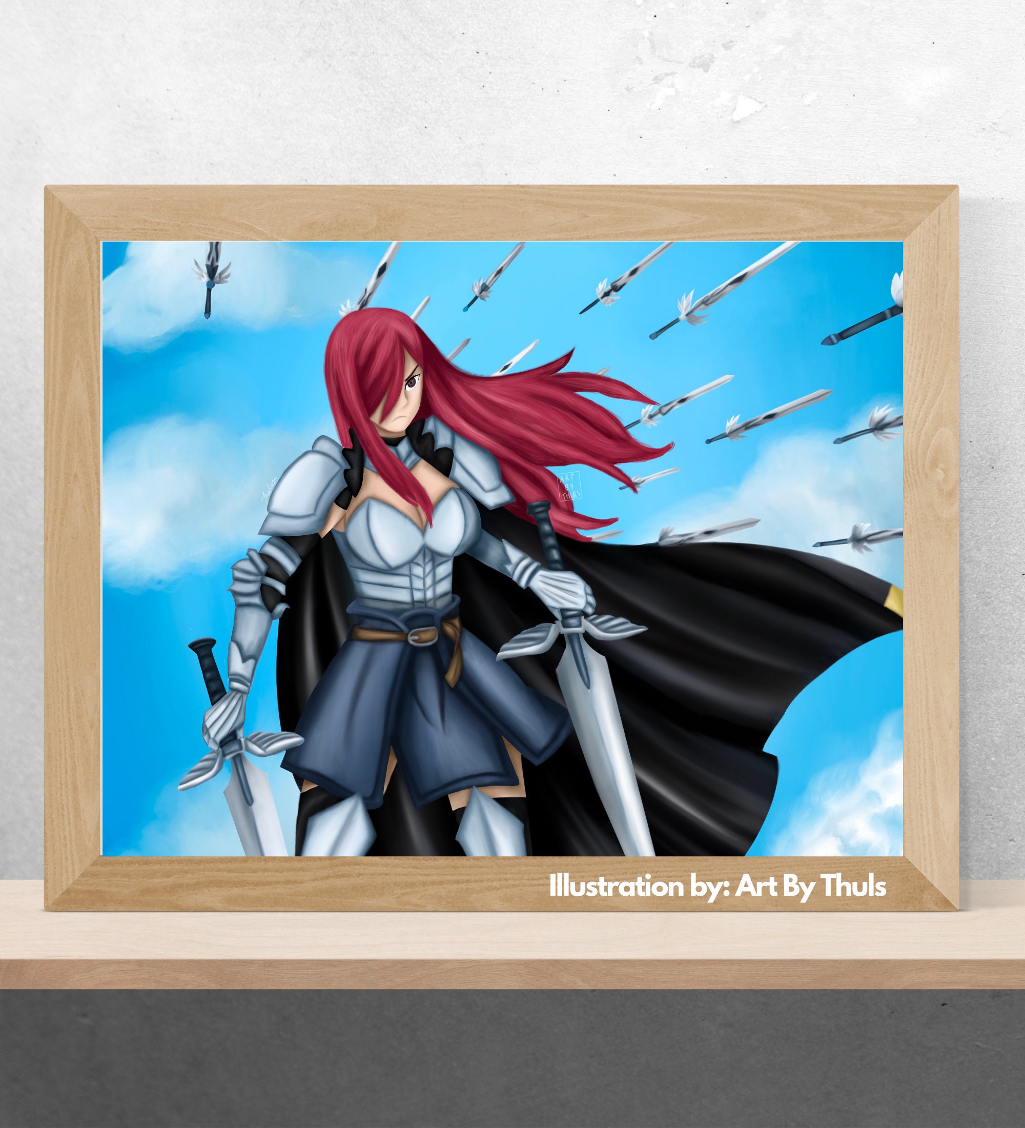 Japonês clássico anime fairy tail personagens kraft vintage poster papel e  impressão de parede adesivo imagem