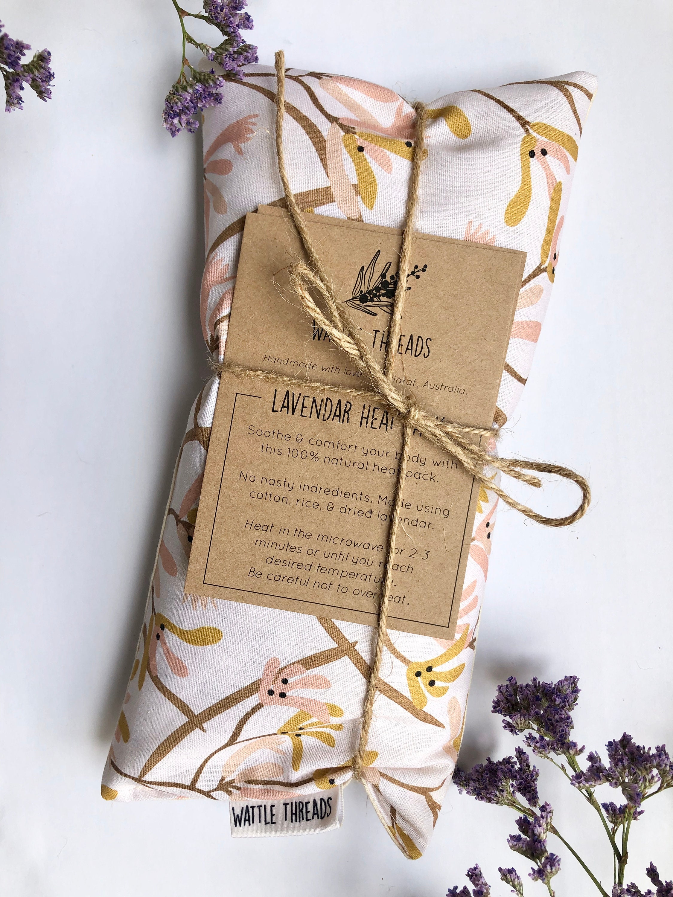 Natural Lavender Scented Heat Pack 'Kangaroo Paw' Etsy