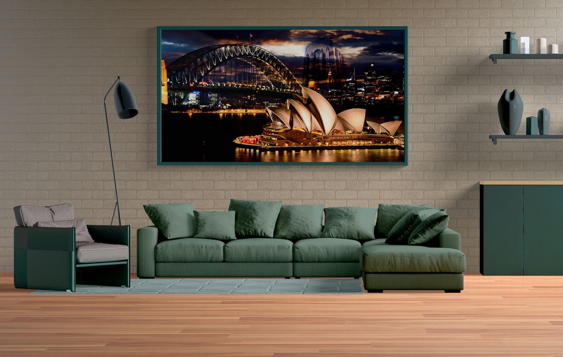 Sydney Australia Landmarks Wall Art Digital Download High | Etsy