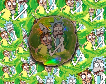 Giant Pickle Rick 25.6cm x 9cm- Waterproof Vinyl Glossy Sticker Sticker Bombs and More! Lockers Desks Perfect For Laptops