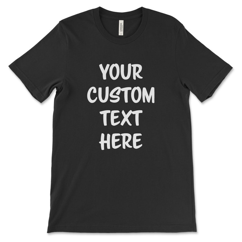 Custom Text Shirt Personalization T Shirt Personalization | Etsy