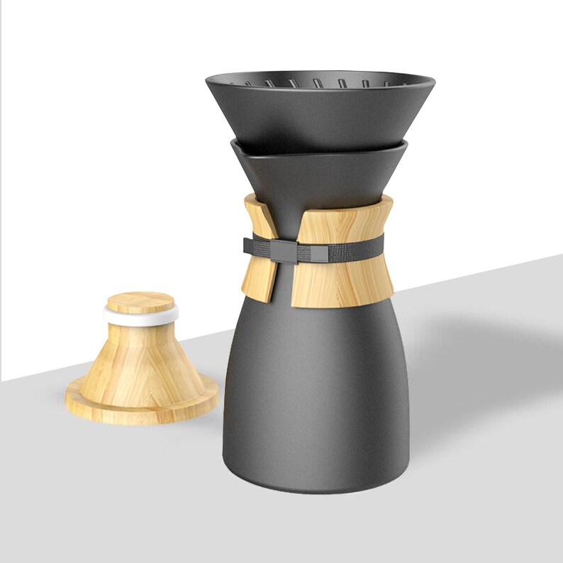 JBM Ceramic Pour Over Coffee Maker Etsy