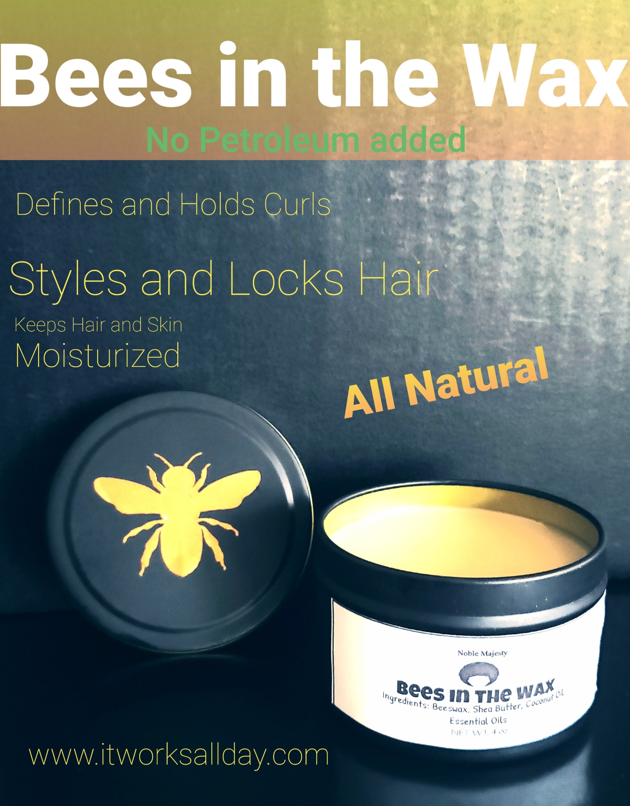 Bees in the Wax for Hair & Skin - Etsy