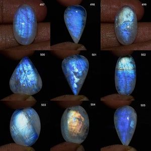 Designer Rainbow Moonstone Cabochon, Natural Moonstone Gemstone, Moonstone Jewelry, Moonstone, In Low Price Cabochons, Rainbow Moonstone,