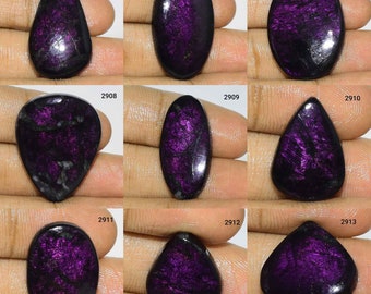 Mind Blowing  Purpurite Cabochon, Natural Purpurite Gemstone, Purpurite use Jewelry, Purpurite Stone, Smooth Polish Purpurite Cabochon
