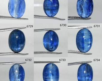 100% Natural Kyanite Gemstone, Kyanite Jewelry, Kyanite Cabochon, Loose Kyanite Stone, Kyanite, Multi Jewelry Making Kyanite Cabochon,
