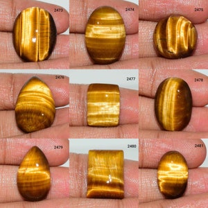 Top Quality Golden Tiger eye Gemstone, Natural Tiger eye Stone Use Jewelry, Golden Tiger eye Cabochon, Multi Jewelry Making Cabochon,