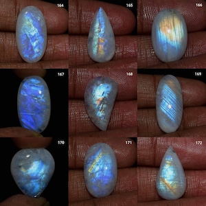 WONDERFUL A One Quality Moonstone Cabochon, Natural Rainbow Moonstone Gemstone, Moonstone, Mix Shape Moonstone Cabochon, In Low Price