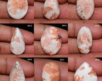 Fantastischer Rosa Scolecit Edelstein, Pink Scolecit Cabochon, Pink Scolecite Cabochon Use Jewelry, Pink Scolecite, Pink Scolecite, Pink Scolecite,