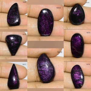 Topkwaliteit Purpurite Cabochon, 100% Natuurlijke Purpurite Edelsteen, Purpurite gebruik Sieraden, Purpurite, Smooth Polish Purpurite Cabochon,
