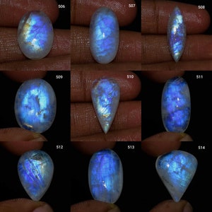 100% Natural Rainbow Moonstone Cabochon, Moonstone Gemstone, Moonstone Jewelry, Moonstone, In Low Price Cabochons, Rainbow Moonstone,