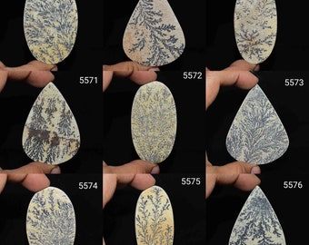 Big Size Natural Psilomelane Dendrite Cabochon -  Psilomelane Dendrite Gemstone - Psilomelane Dendrite - Loose Stone Semi Precious Cabochon