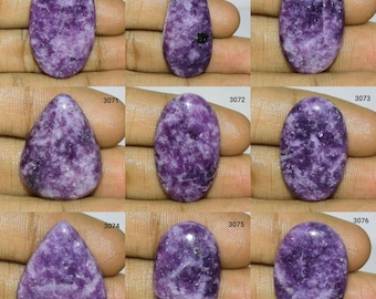 Excellent Lepidolite Cabochon, Natural Lepidolite Gemstone, Lepidolite Jewelry, Lepidolite, Wholesale Price Cabochon, Semi Precious Stone,