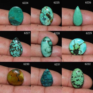 Incrível cabochão turquesa tibetano, pedra preciosa turquesa natural. Joias turquesa, Turquesa, Fabricação de várias joias Cabochão turquesa,