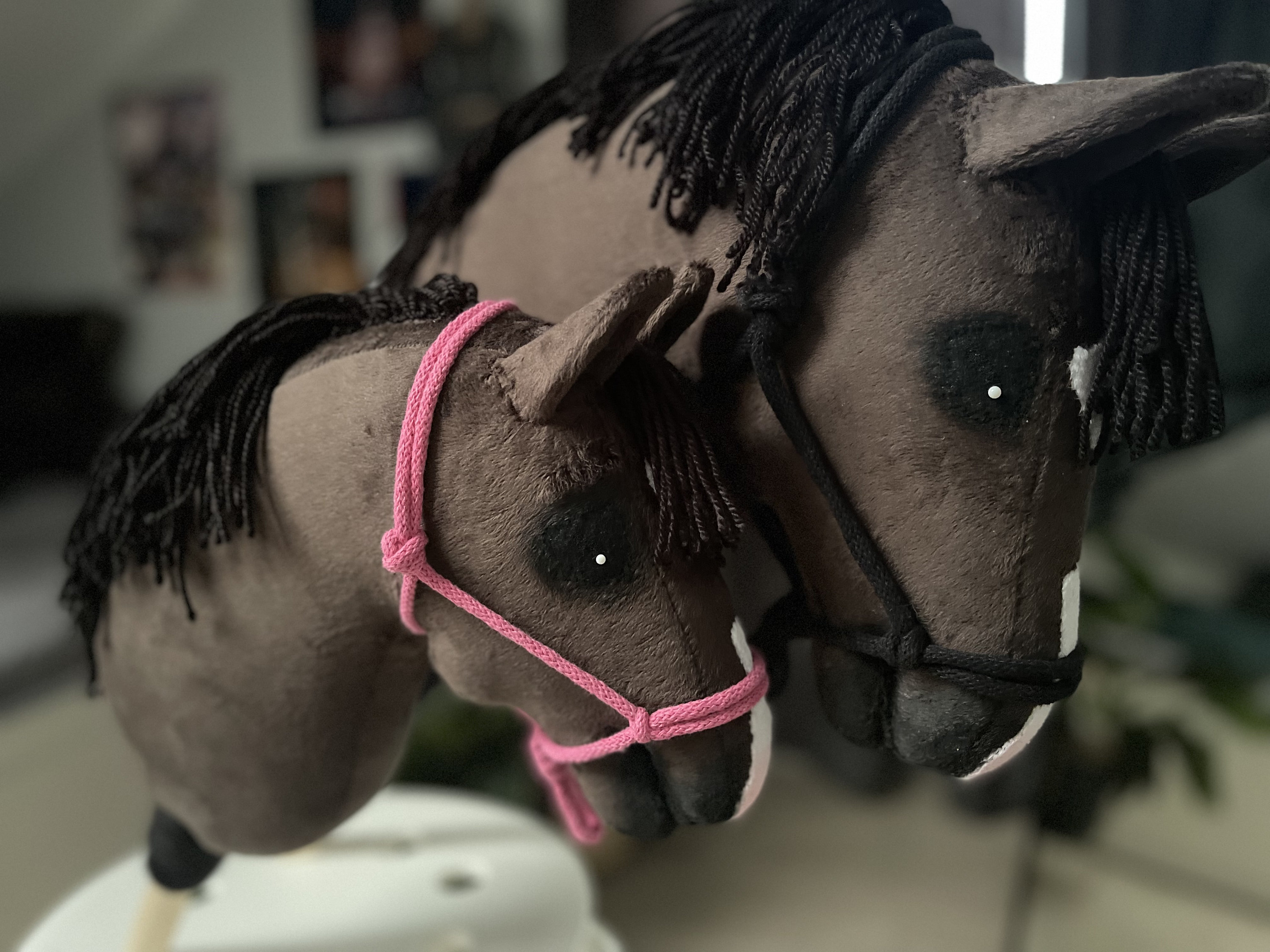 HOBBY HORSE Stick.fohlen Und Stute Etsy
