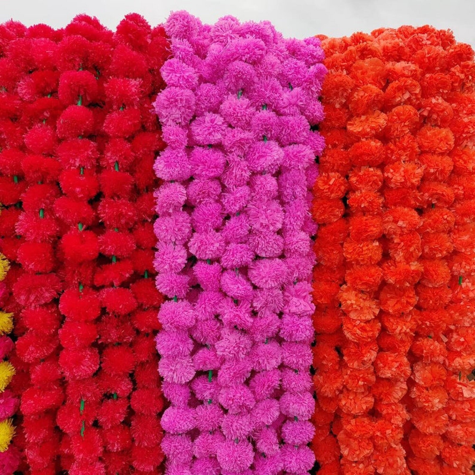 Wholesale Artificial Decoration Marigold Flower Garlands Etsy