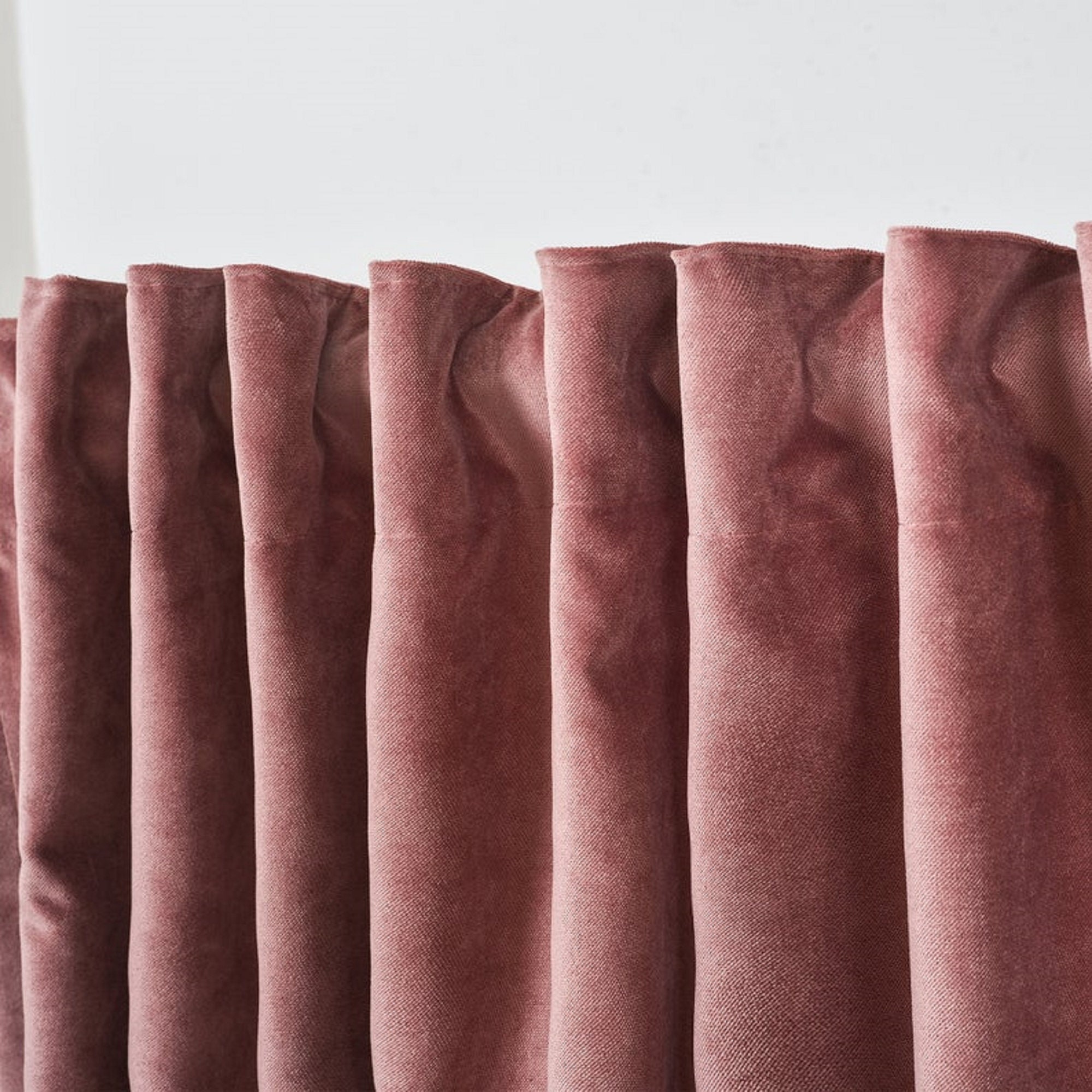 Rose Pink Color Luxury Velvet Curtains Custom Made Window Etsy
