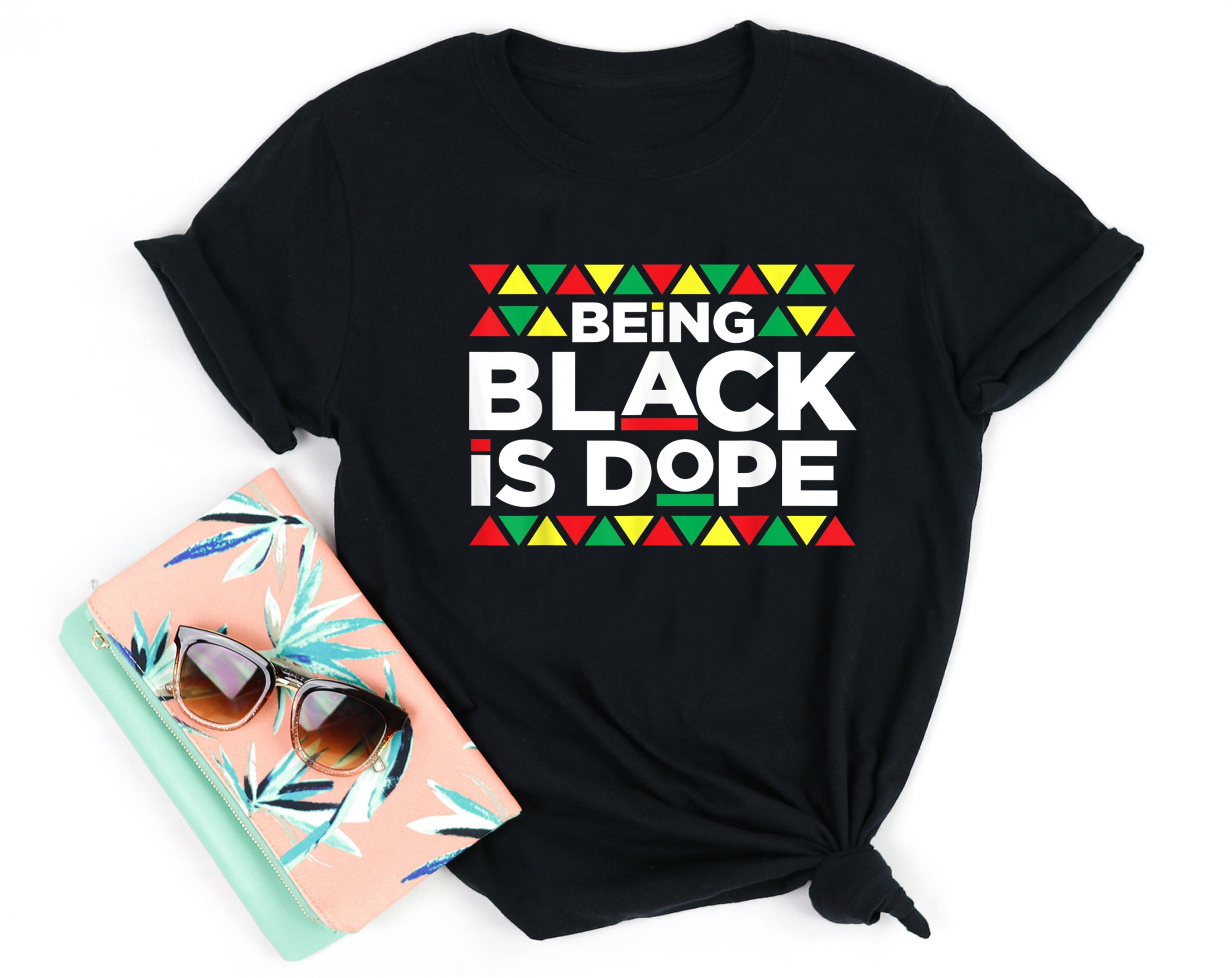 Being Black is Dope Black History Month African American | Etsy