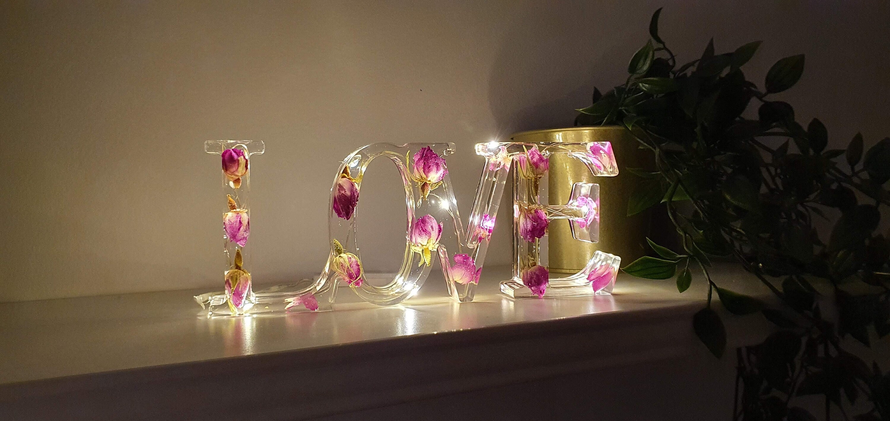 LED LOVE Light Up Sign LOVE Sign Light Up Love Decor Sign Etsy