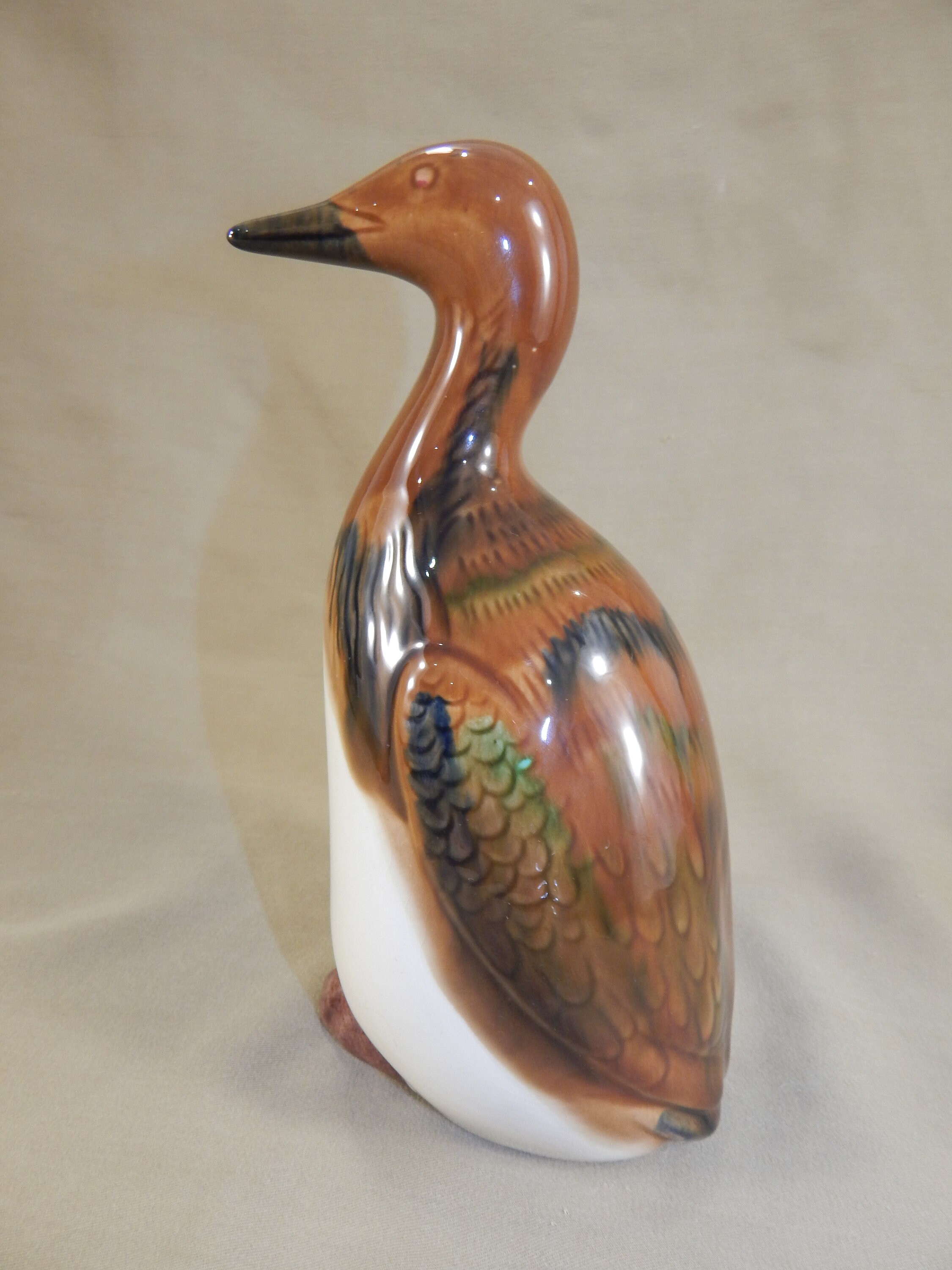 Loon Vintage Porcelain Ceramic Statue Sculpture Figurine Made Etsy UK