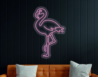 Flamingo - LED Neon Light Signs, Pink LED Neon Sign Wall Decor